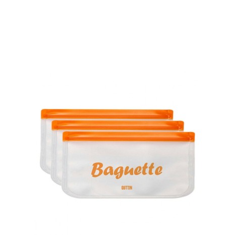 Saco Reutilizável Baguette 30X15cm Pack 3 - Image product