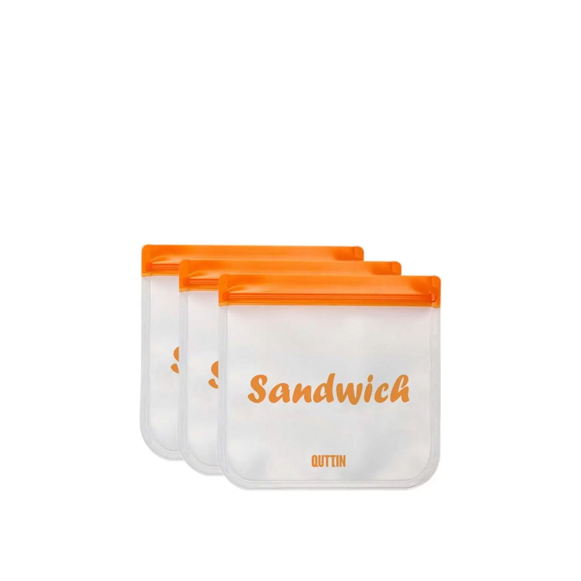Saco Reutilizável Sandwich 17X17cm Pack 3