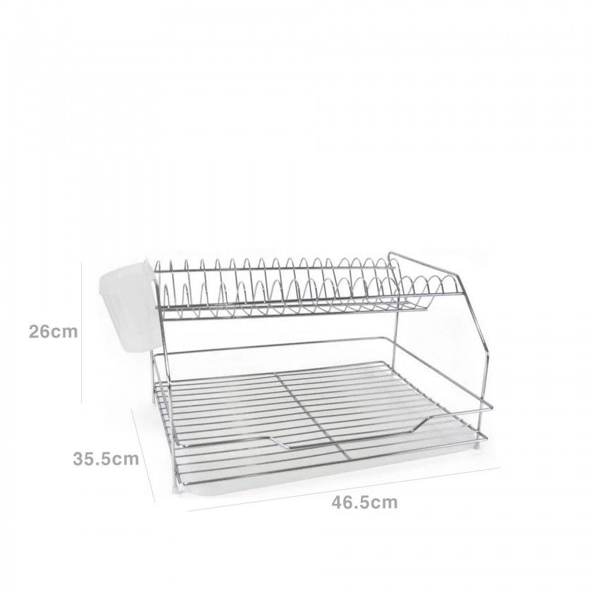 Escorredor Pratos Metal 46.5X35.5X26cm Escorredor Pratos Metal 46.5X35.5X26cm