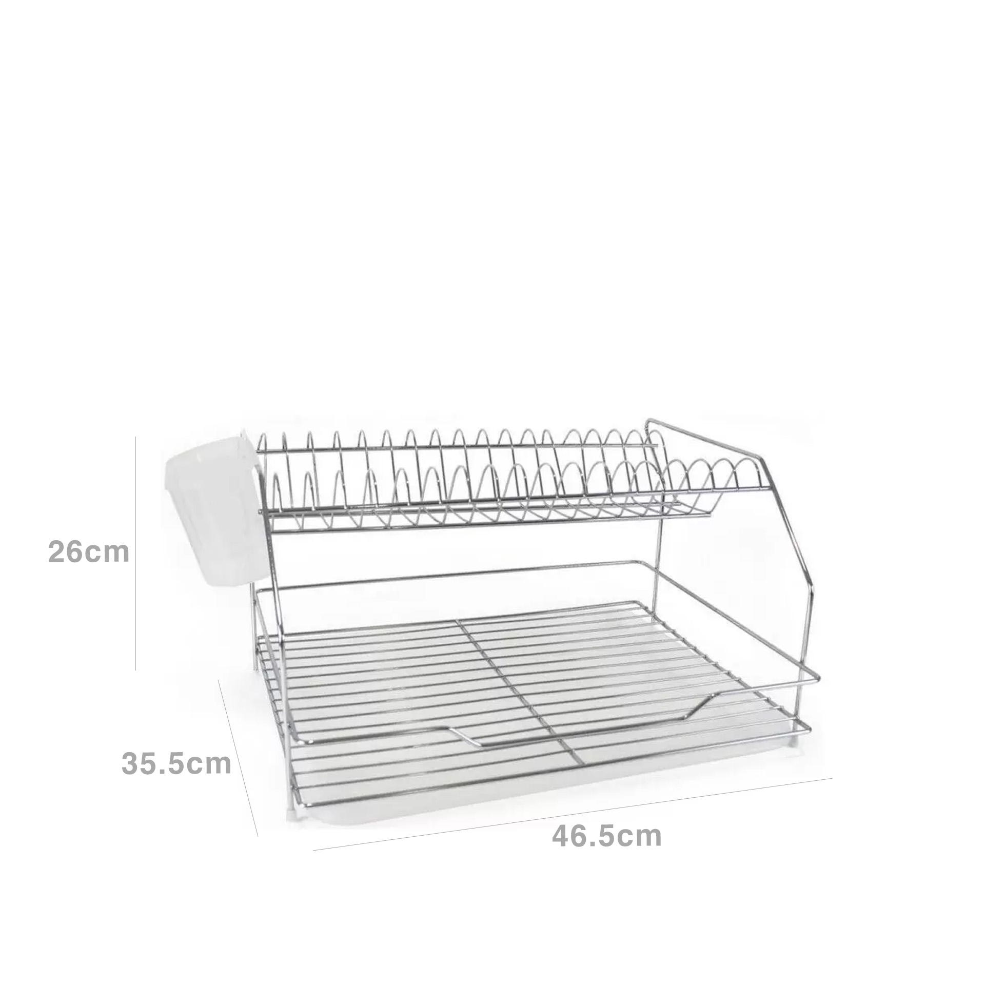 Escorredor Pratos Metal 46.5X35.5X26cm