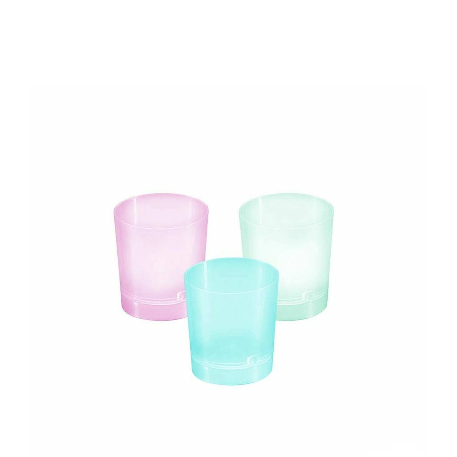 Copo Shot Plástico Reutilizável Colores 30ml Pack 10