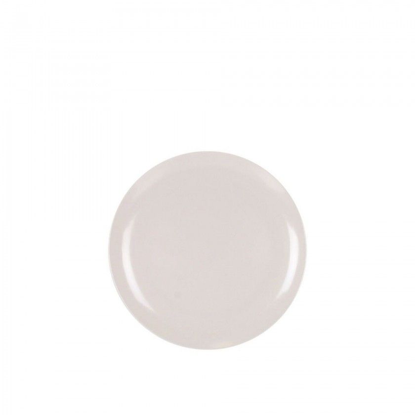 Prato Sobremesa Melamina Ivory 20cm Prato Sobremesa Melamina Ivory 20cm