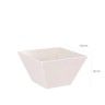 Taça Melamina Quadrada Branco 10X6cm Taça Melamina Quadrada Branco 10X6cm