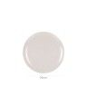 Prato Sobremesa Melamina Ivory 20cm Prato Sobremesa Melamina Ivory 20cm