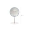 Espelho Led Plstico Redondo Branco 20cm