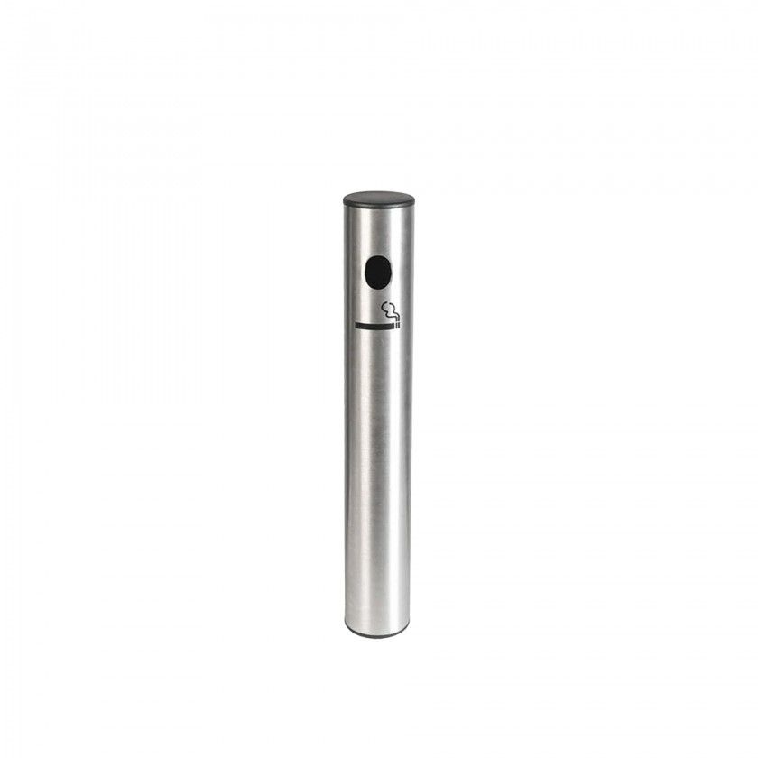 Cinzeiro Parede Inox Redondo 41X6X7cm