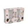 Caneca com Pé Vidro 230ml 10X7.5X14.2cm Pack 2 Caneca com Pé Vidro 230ml 10X7.5X14.2cm Pack 2