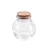 Frasco Vidro Tampa Cortiça Redondo 85ml 6.6X7.3cm Frasco Vidro Tampa Cortiça Redondo 85ml 6.6X7.3cm