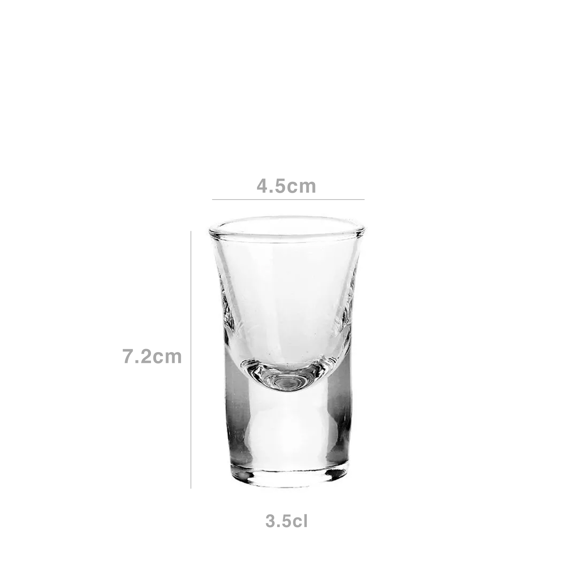 Copo Shot Diva 3.5cl 4.5X7.2cm Pack 6