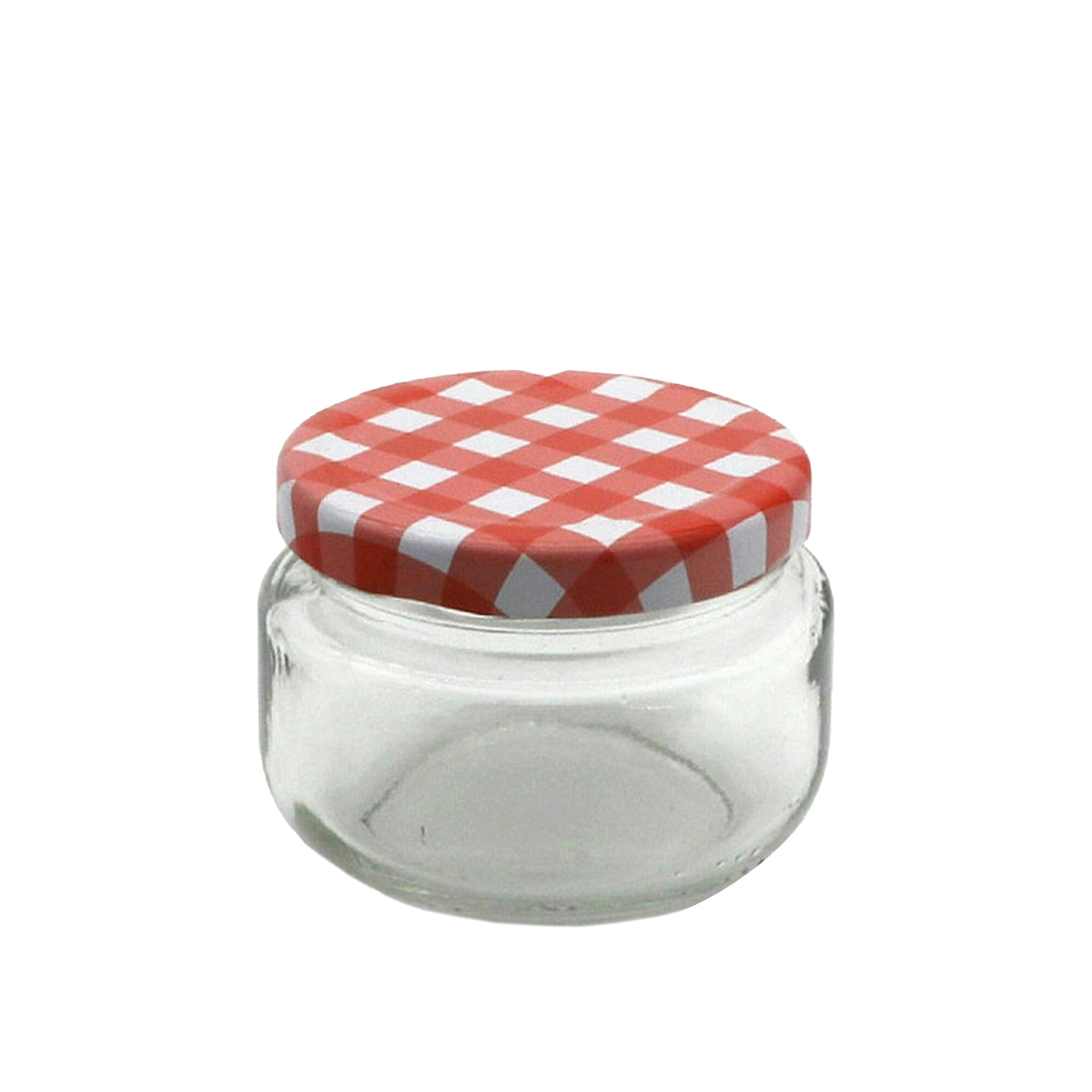 Frasco Hermético com Tampa Rosca Xadrez 140ml 7.2X5.2cm
