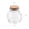 Frasco Vidro Tampa Cortiça Redondo 85ml 6.6X7.3cm Frasco Vidro Tampa Cortiça Redondo 85ml 6.6X7.3cm