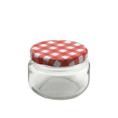 Frasco Hermético com Tampa Rosca Xadrez 140ml 7.2X5.2cm - Image product