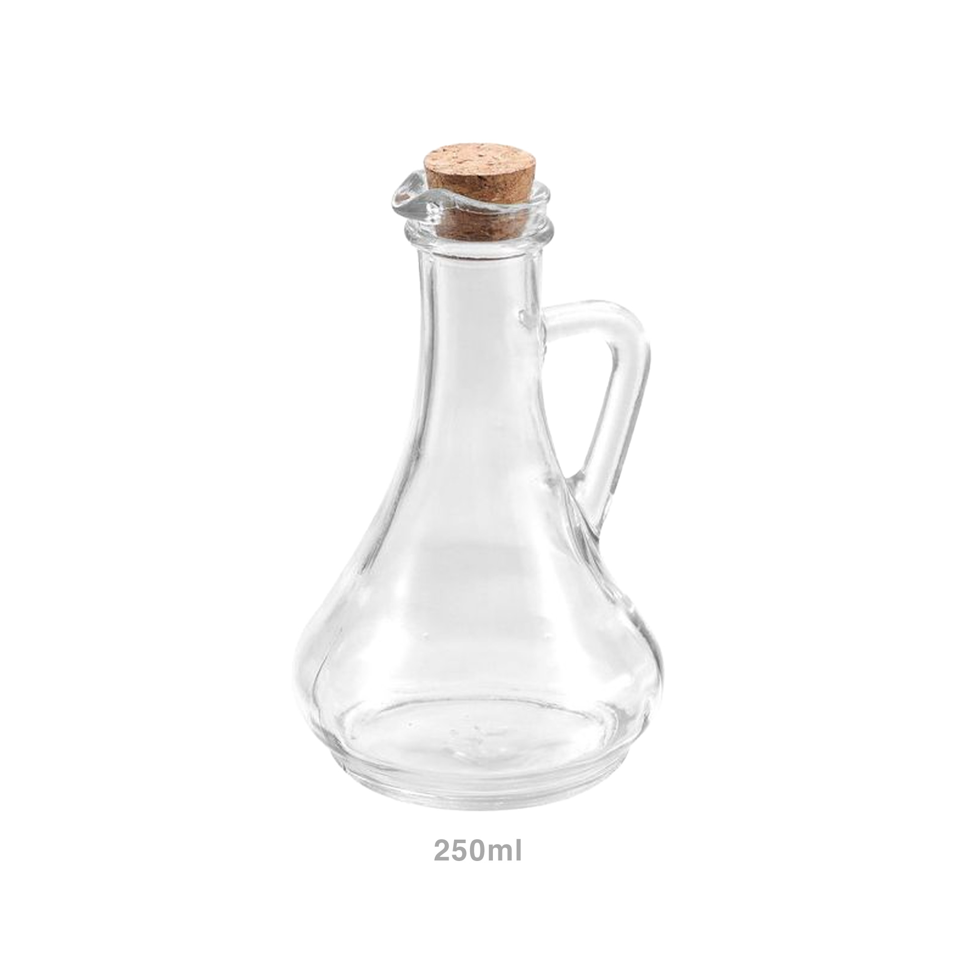 Galheteiro Vidro Tampa Cortiça 260ml