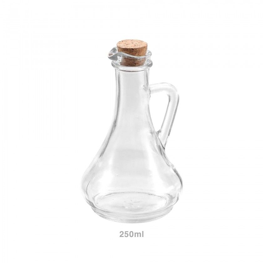 Galheteiro Vidro Tampa Cortiça 260ml Galheteiro Vidro Tampa Cortiça 260ml