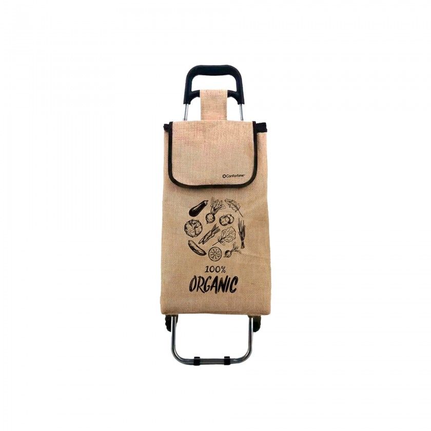 Carro Compras 2 Rodas 96X35X28cm
