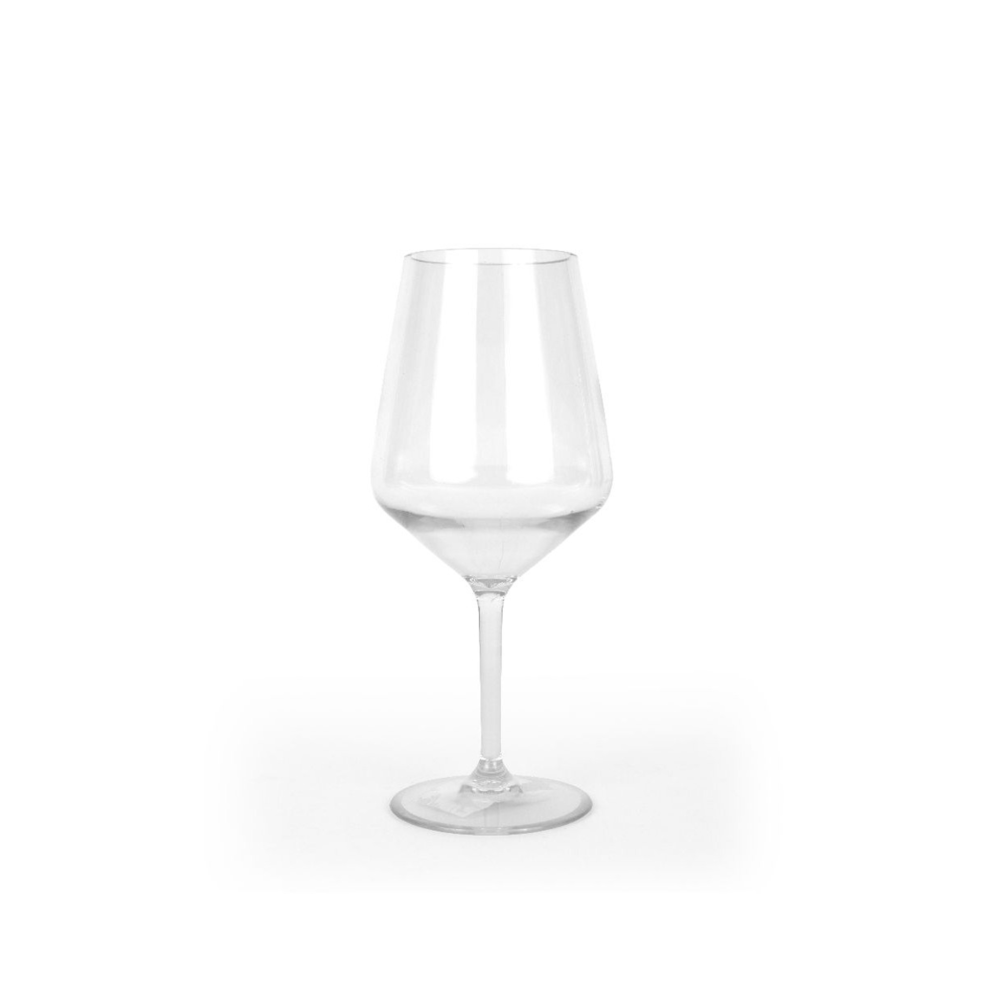 Copo Vinho Poliestireno Reutilizável 530ml 6.5X9X21.5cm Pack 6