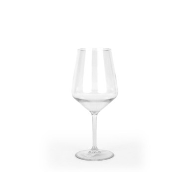 Copo Vinho Poliestireno Reutilizável 530ml 6.5X9X21.5cm Pack 6