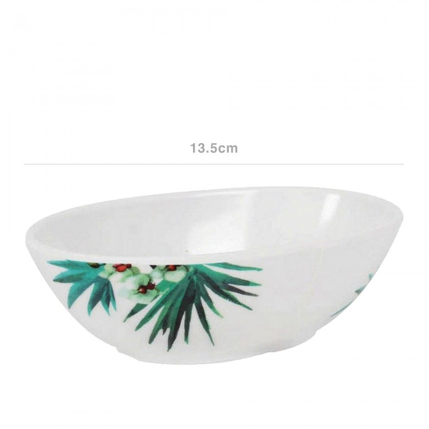 Taça Melamina Tropic Oval 13.5cm Taça Melamina Tropic Oval 13.5cm