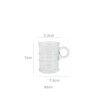 Chávena Café Vidro Parker 85ml 7.5X5.3X7cm Pack 3 Chávena Café Vidro Parker 85ml 7.5X5.3X7cm Pack 3
