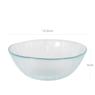 Ta�a Vidro Snack Oval 12.5X5cm