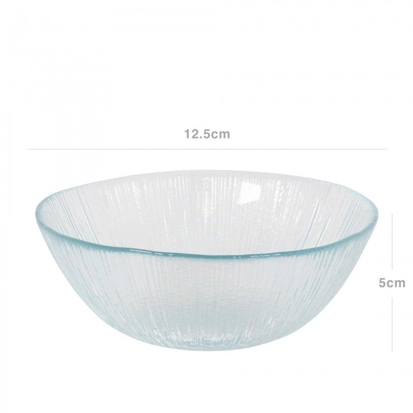 Taça Vidro Snack Oval 12.5X5cm Taça Vidro Snack Oval 12.5X5cm
