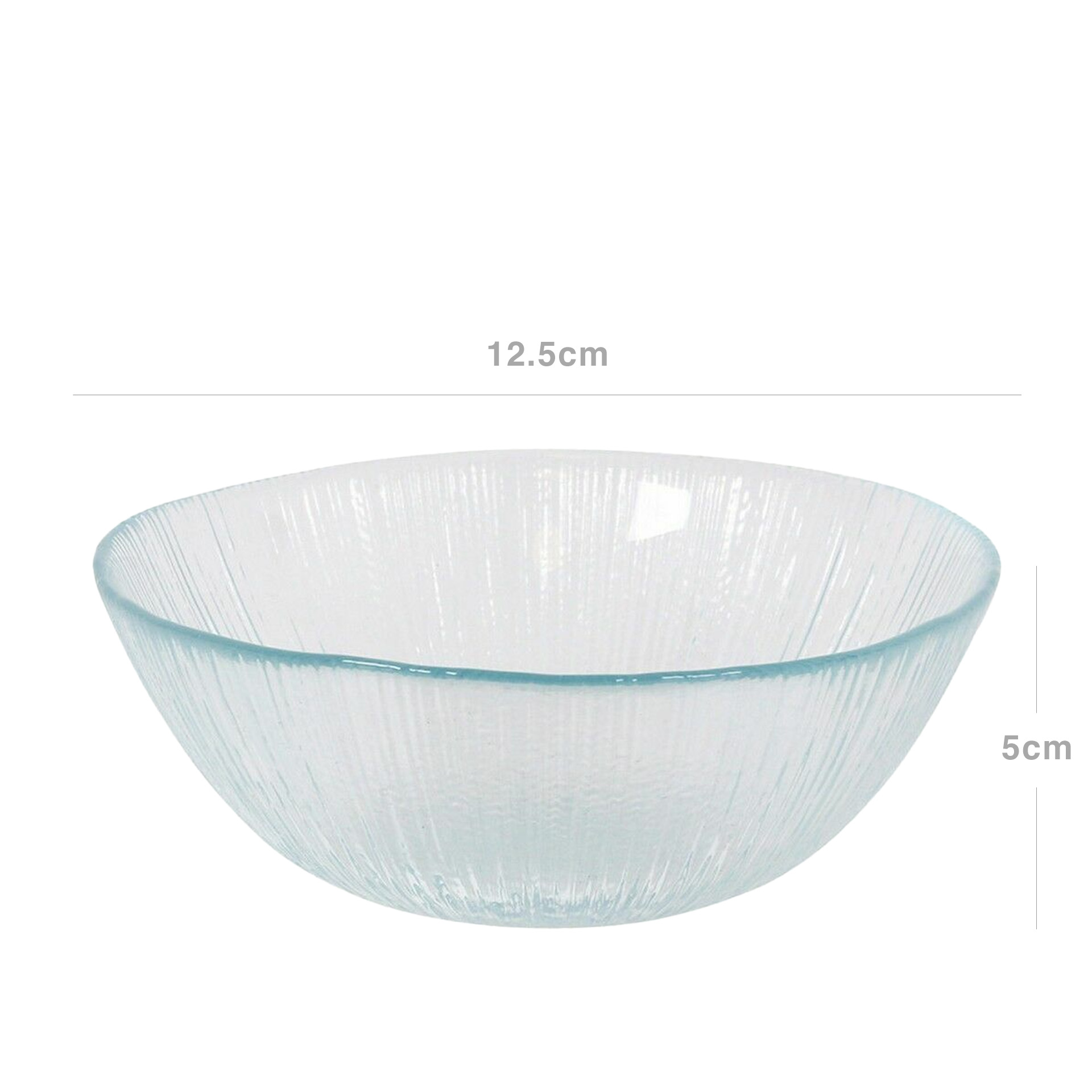 Taça Vidro Snack Oval 12.5X5cm