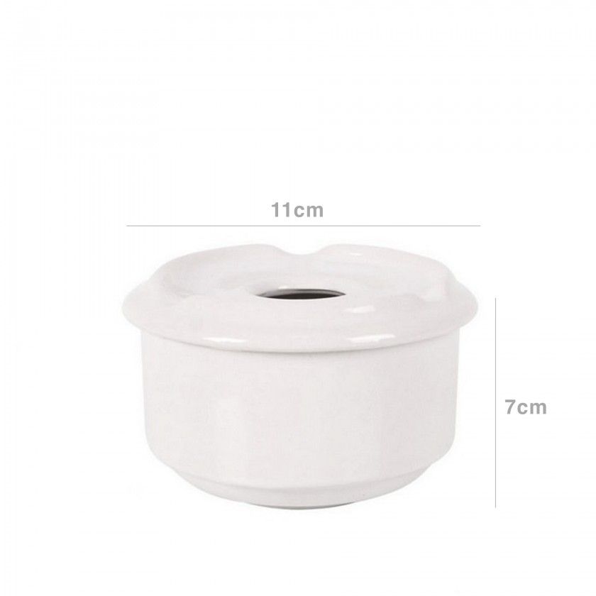 Cinzeiro gua Porcelana Redondo 11X7cm