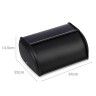 Caixa Pão Metal Preto 34X23X14.5cm Caixa Pão Metal Preto 34X23X14.5cm