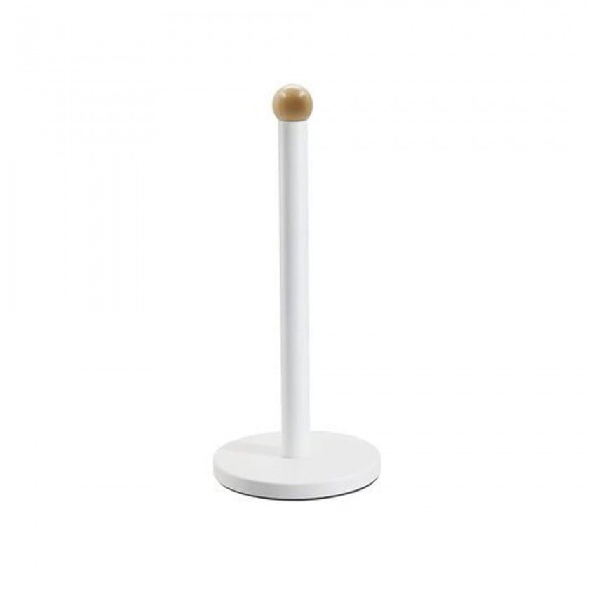 Porta Rolos Cozinha Retro 15X34cm Branco