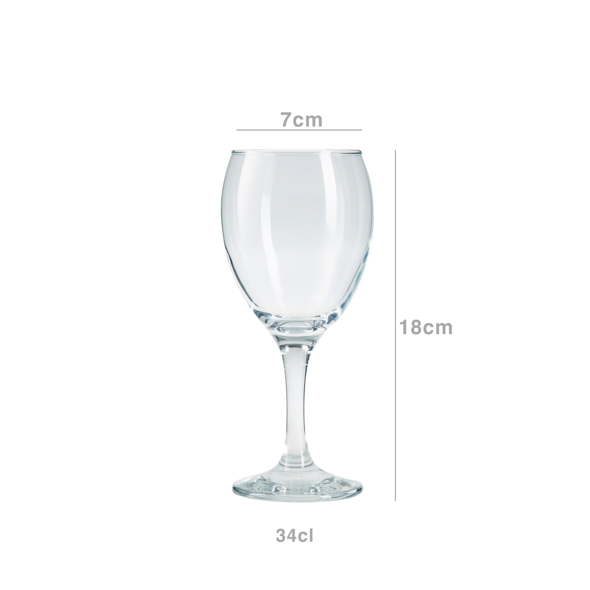 Copo com Pé Empire 34cl Pack 6