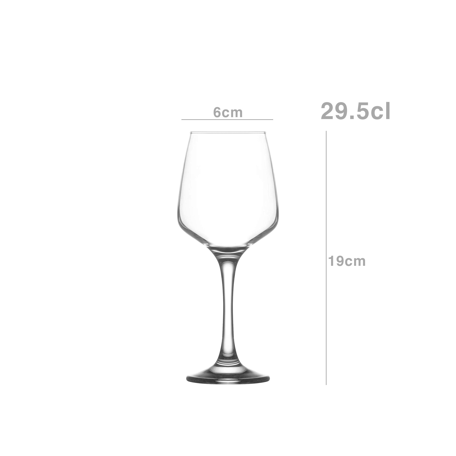 Copo com Pé Lal Pack 6