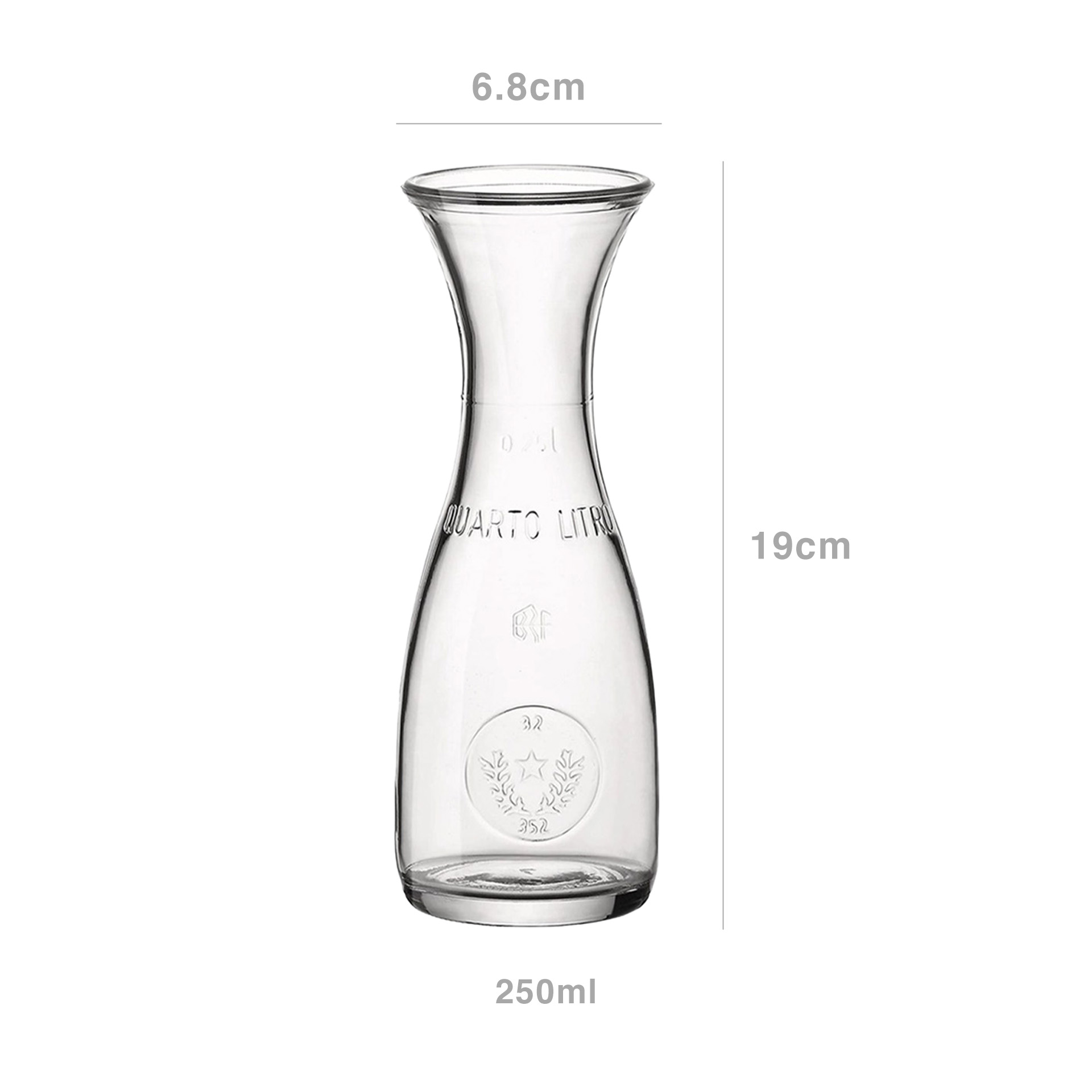 Decanter Vidro Misura