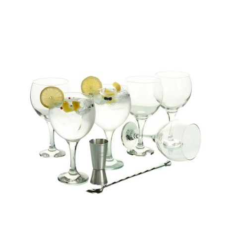 Conjunto Gin 6 Copos 64.5cl / Doseador / Colher - Image product