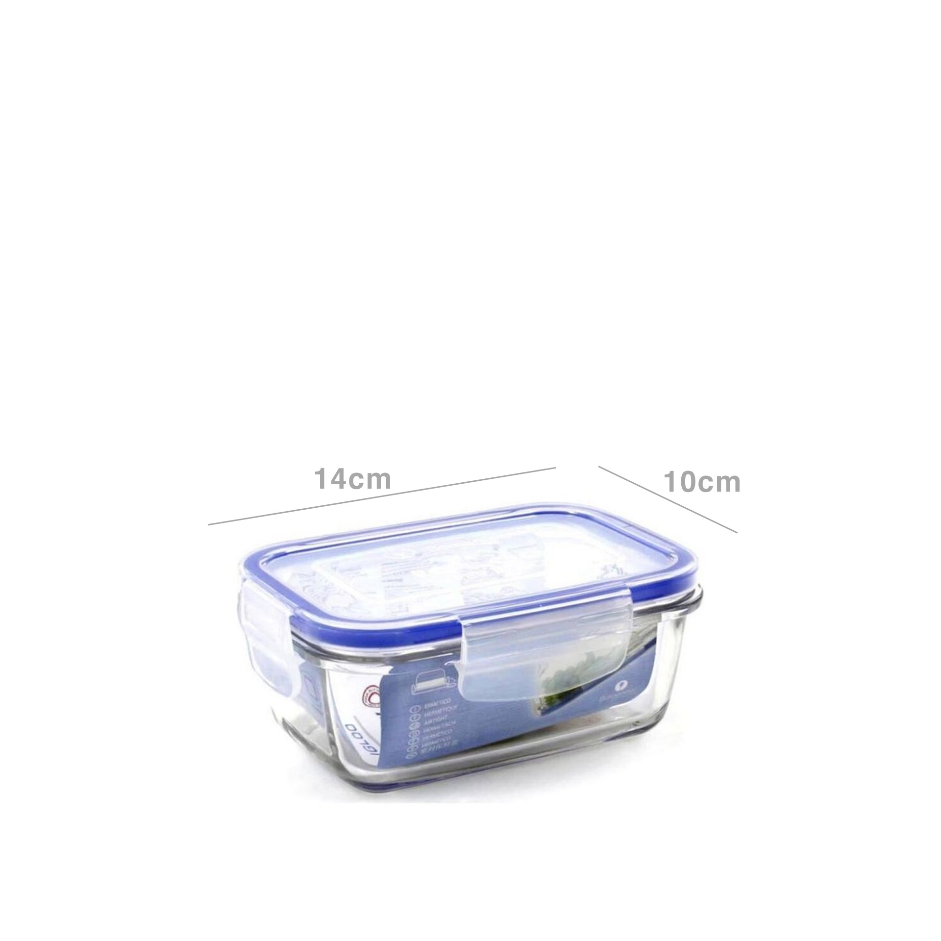 Caixa Vidro Hermética Superblock Retangular