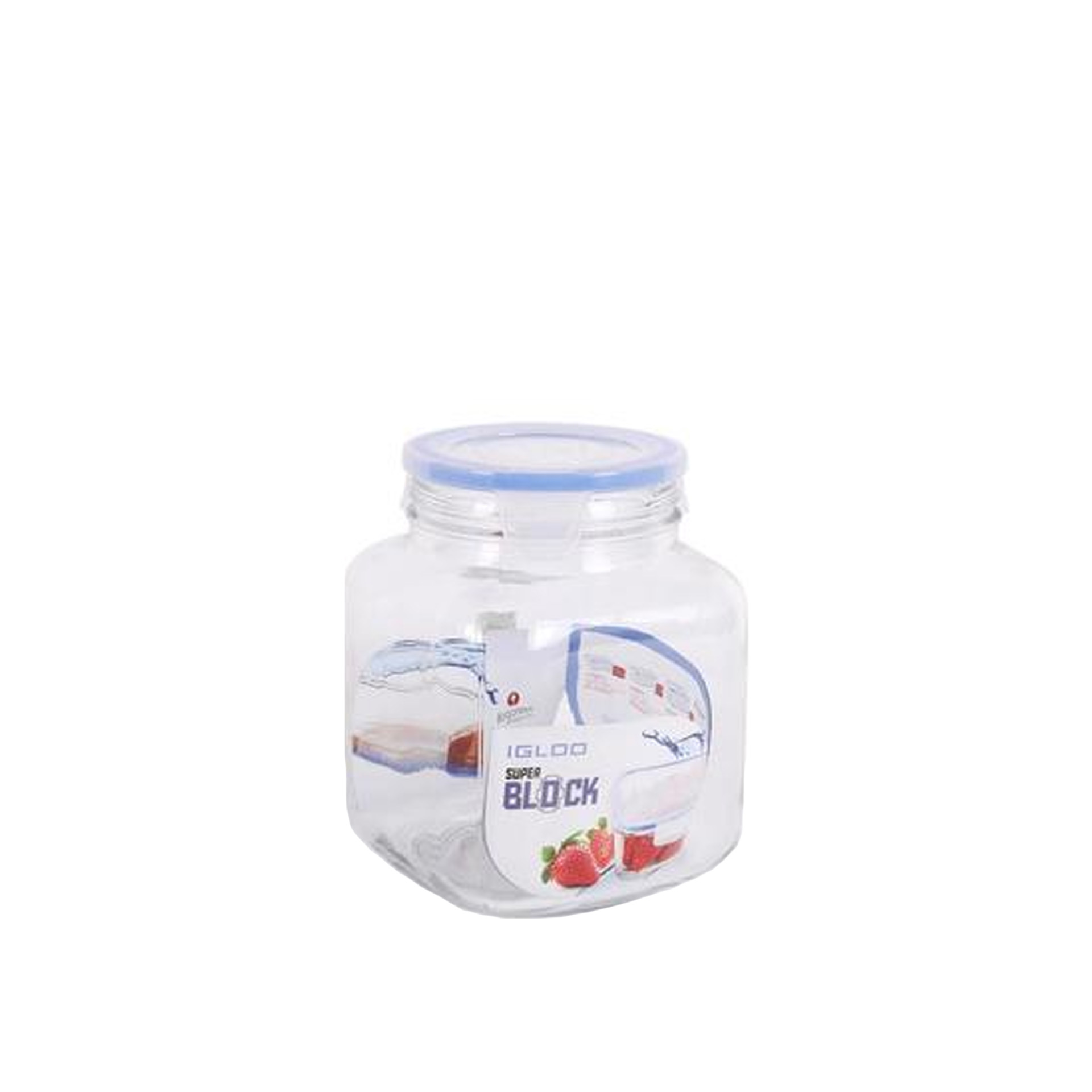 Frasco Hermético Vidro Superblock 1700ml