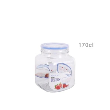 Frasco Hermético Vidro Superblock 1700ml
