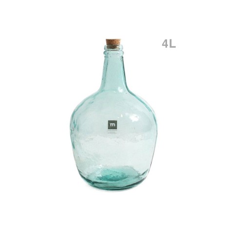 Garrafa Vidro Apple com Tampa Cortiça 4L - Image product