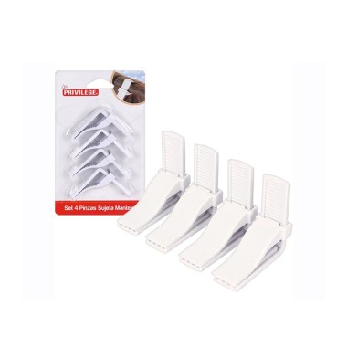 Pinça Plástica Toalha Mesa Pack 4