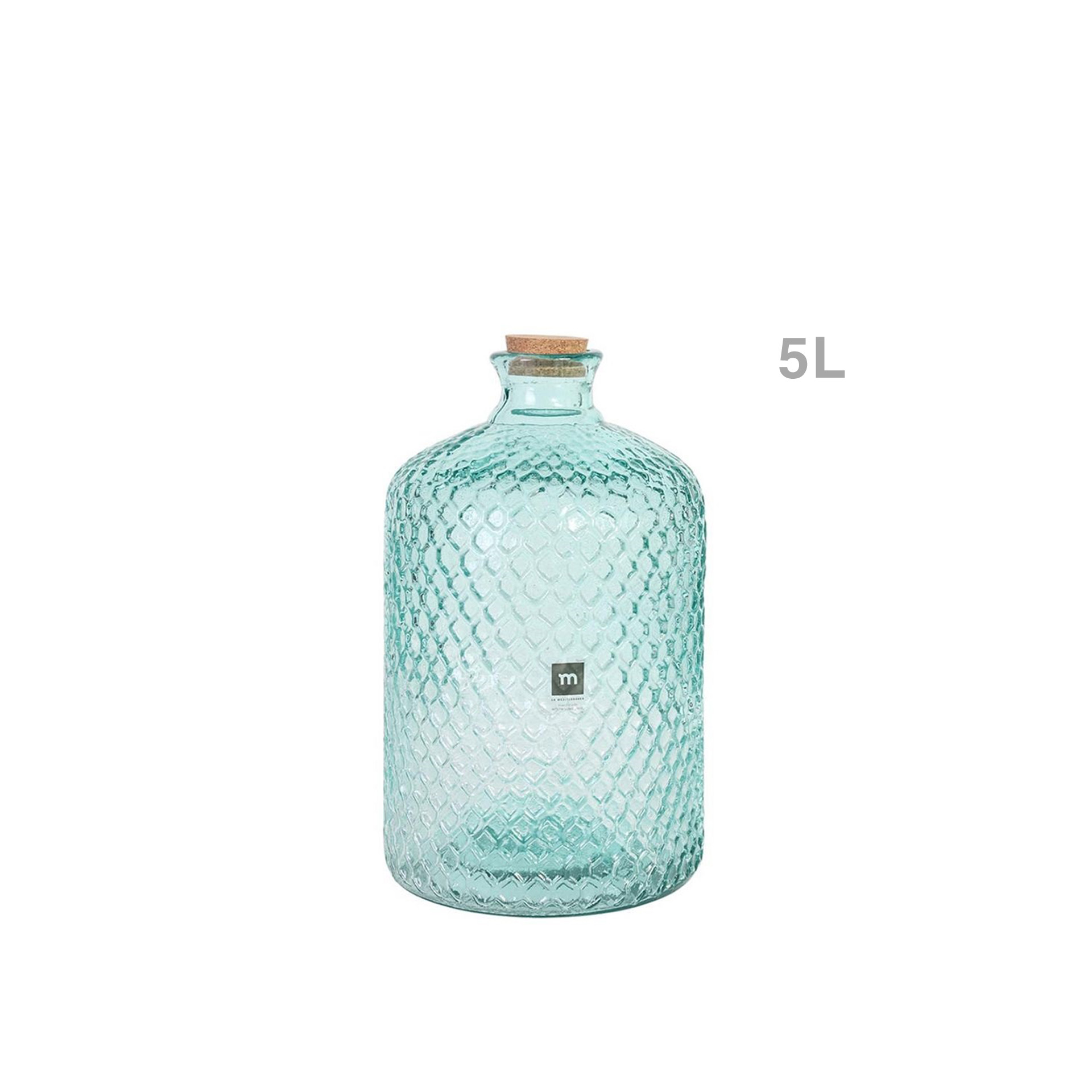 Garrafa Vidro com Tampa Cortiça 5L