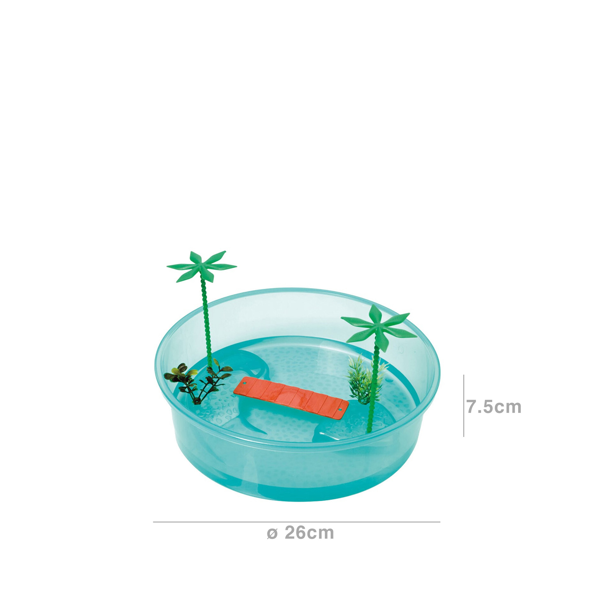 Tartarugueira Redonda 26X7.5CM