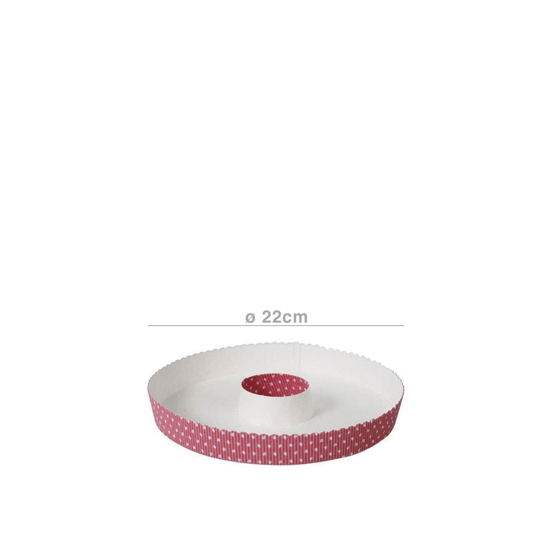 Forma Papel com Cano 22X3CM Pack 5