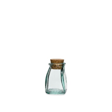 Frasco com Rolha Cortiça Mini 5X7.3cm