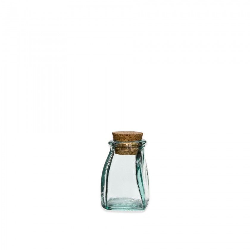Frasco com Rolha Cortia Mini 5X7.3cm