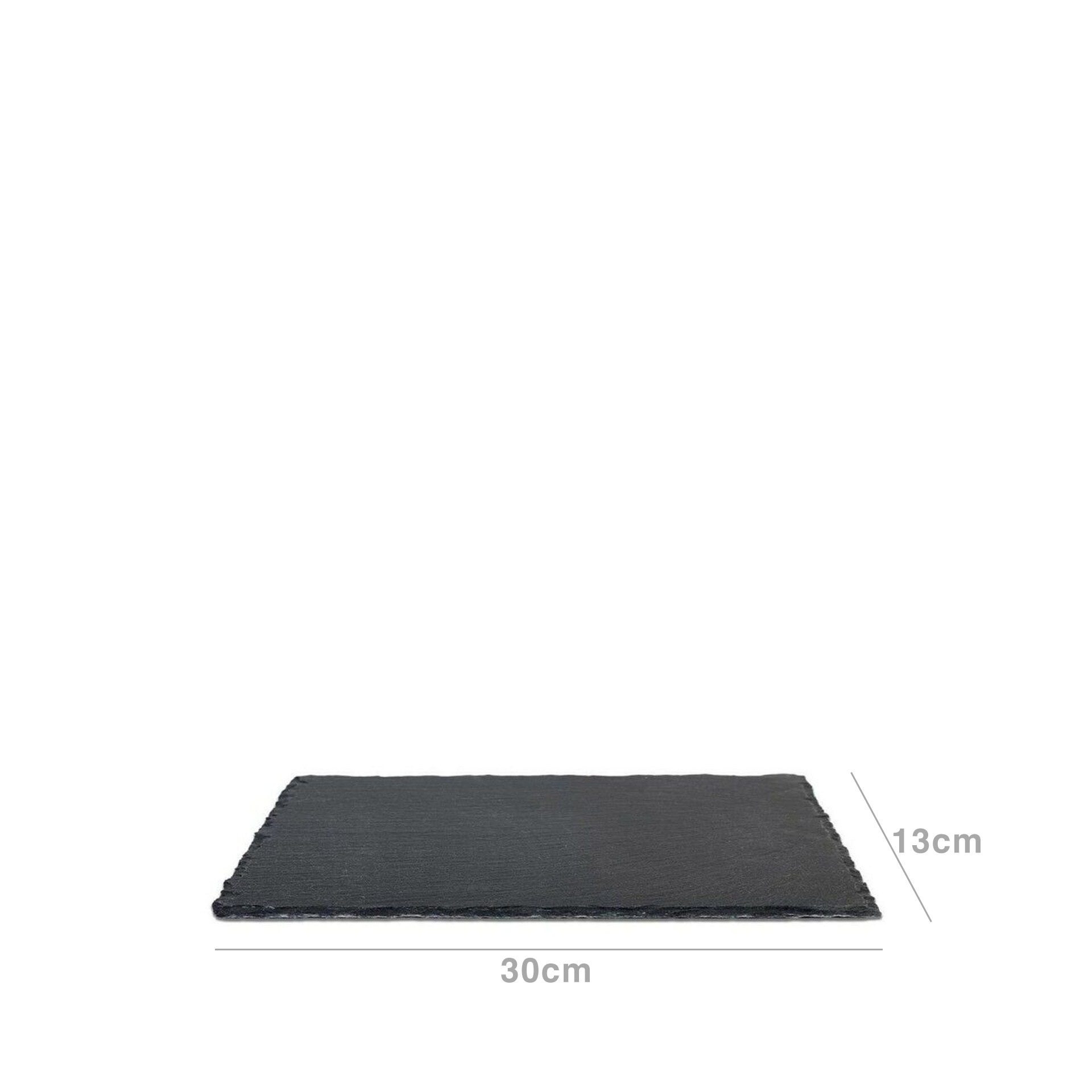 Bandeja Ardósia Elite Preta 30X13cm