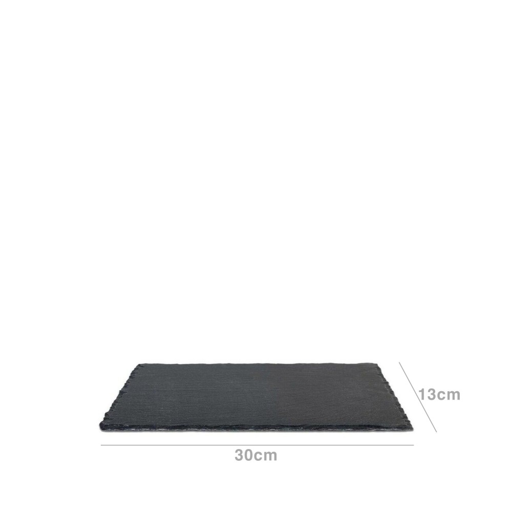 Bandeja Ardósia Elite Preta 30X13cm
