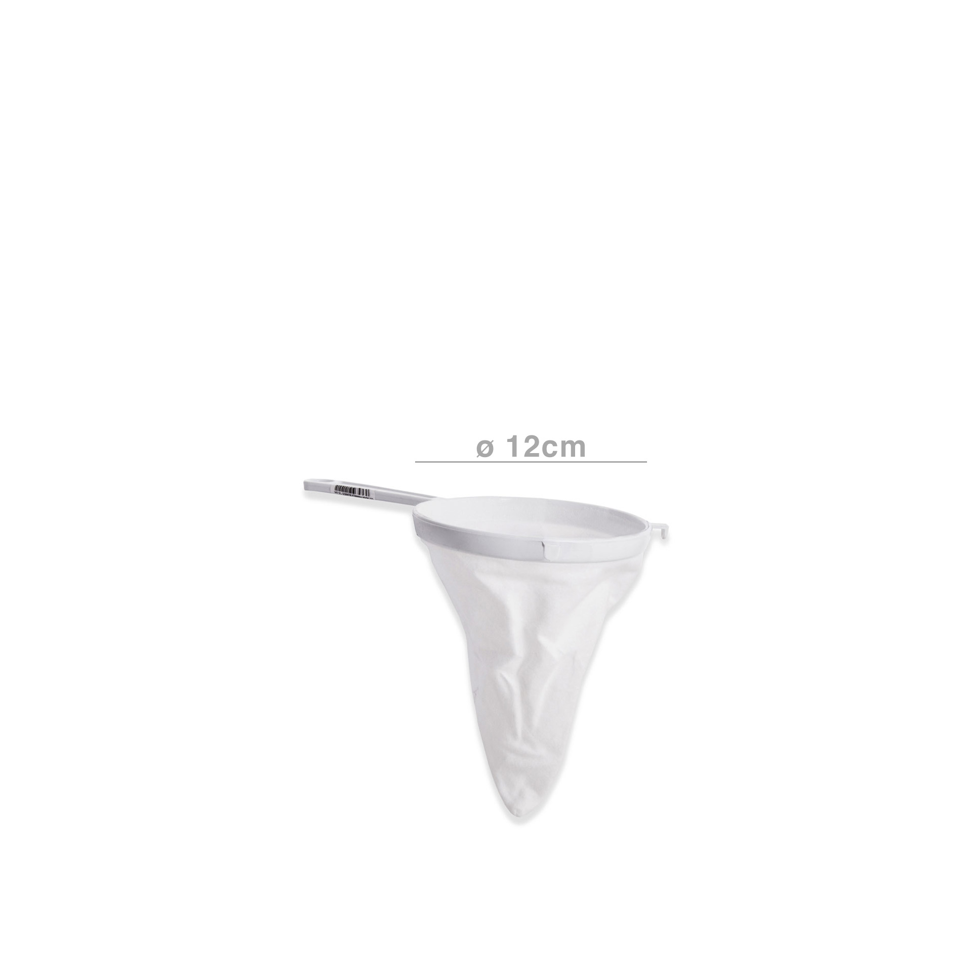 Coador Pano Cónico Branco