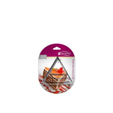 Molde Pastelaria Inox Pack 5 - Image product