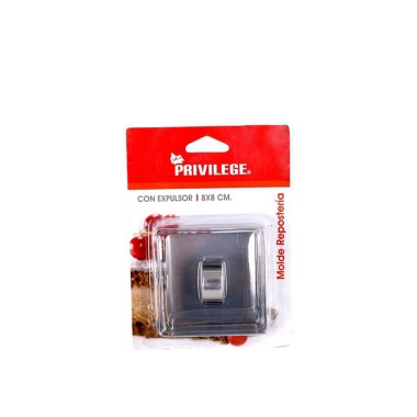 Molde Pastelaria Inox 8X8CM
