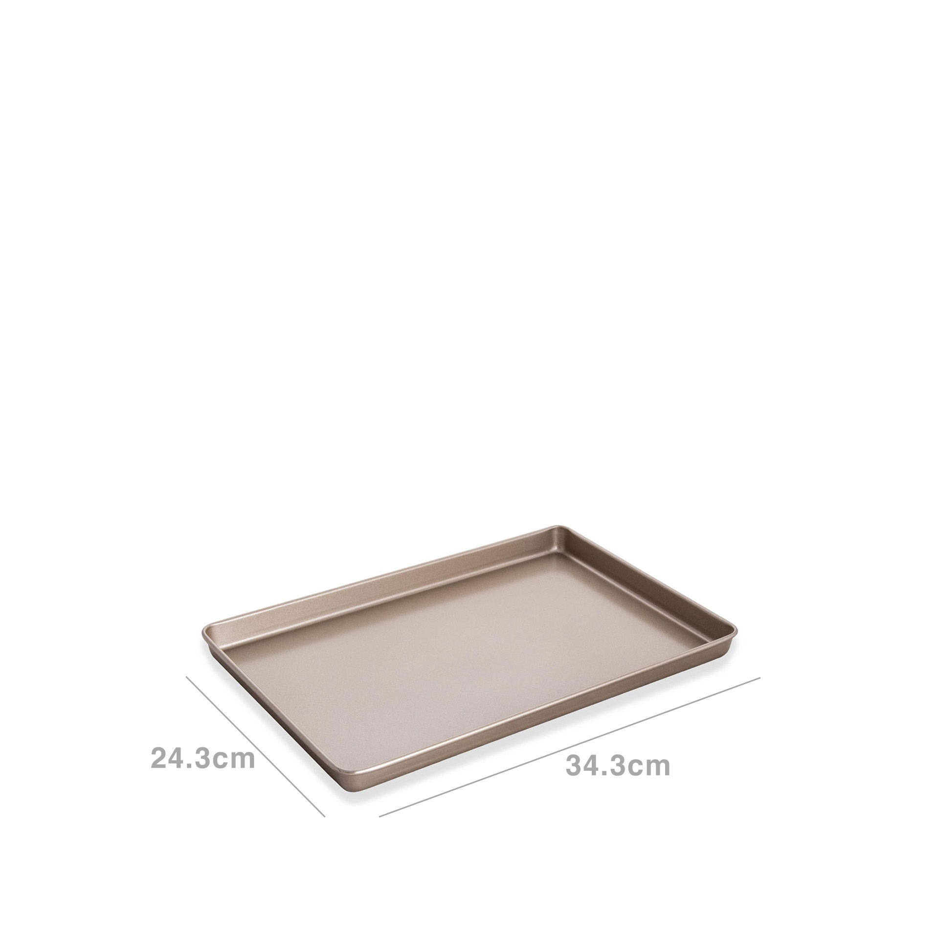 Forma Pizza Gold 34.3X24.3X2.5CM