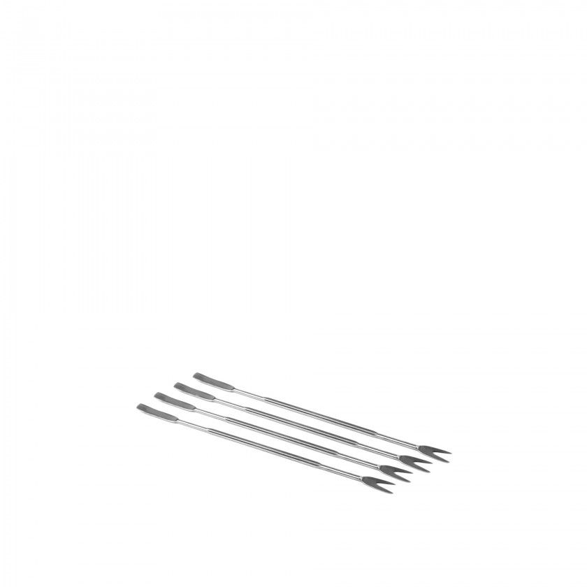 Espeto Marisco Metal 17.5CM Pack 4